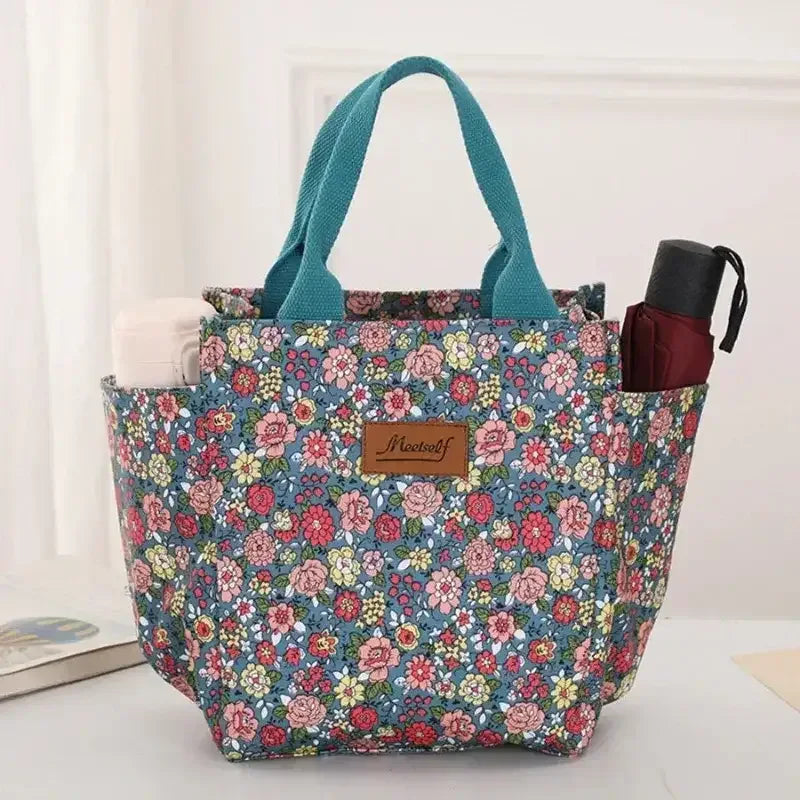 EMESA HOME Thermal Lunch Bag – Fashionable Bento Handbag for Office, Travel & Moms On-the-Go - EMESA HOME™