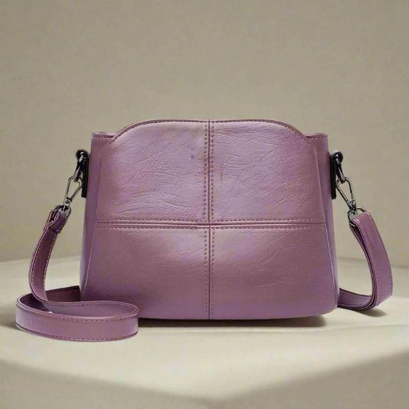 EMESA HOME Women's Bags Retro Design Crossbody Bag Trend Quality PU Leather Bucket Shoulder Bags Small Handbags for Women - EMESA HOME™