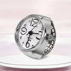 EMESA HOME Ring Watch – Creative Alloy Finger Watch with Circular Dial for Men & Women - EMESA HOME™