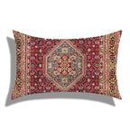 Decorative pillow with intricate pattern on a white background