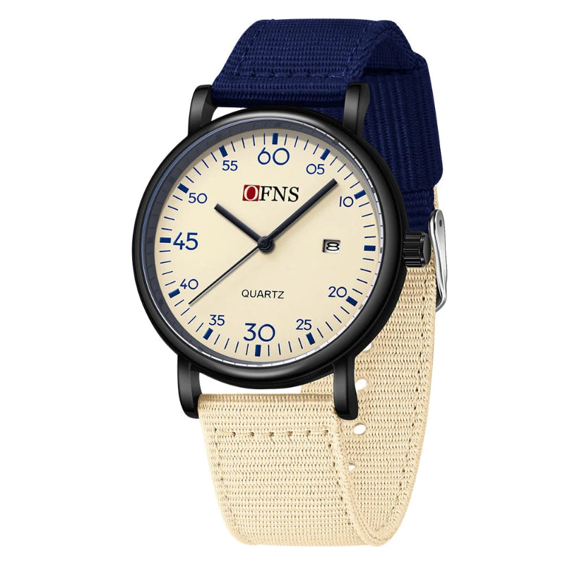 Emesa Home OFNS 1593 Retro Quartz Watch with Date Display