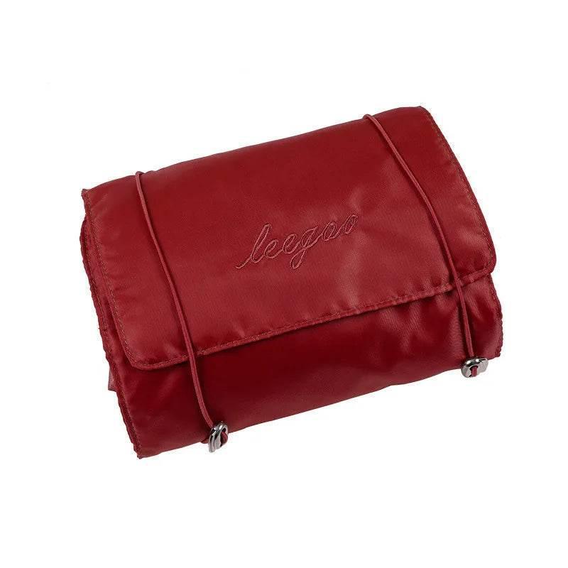 EMESA HOME 4-in-1 Makeup Bag for Women – Large-Capacity Folding Detachable Nylon Mesh Travel Cosmetic & Toiletry Organizer - EMESA HOME™