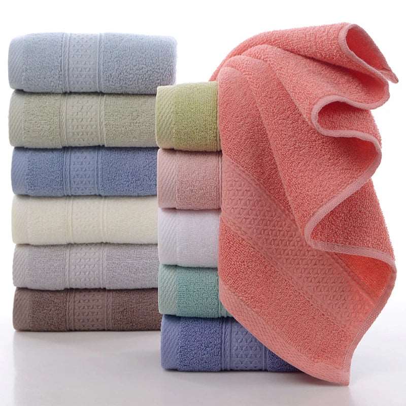 EMESA HOME-100% Pure Cotton Thickened Bath Towel - Soft, Absorbent, Jacquard Plain Color, Large Adult Towel for Home Use