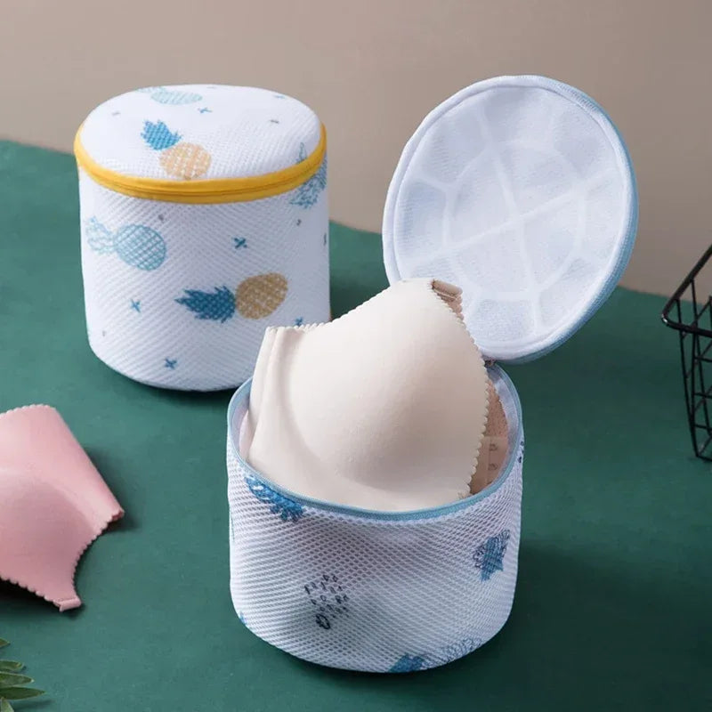 EMESA HOME Thicken Bra Washing Bag for Women – Cute Print Protective Laundry Bag for Bras Underwear Panties - Emesa Home