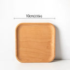 EMESA HOME Beech Wood Serving Plate – Oval Decorative Fruit Candy Dessert Tray Tableware - EMESA HOME™