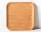 EMESA HOME Beech Wood Serving Plate – Oval & Rectangular Wooden Tray for Fruit, Desserts, Candy & Home Tableware