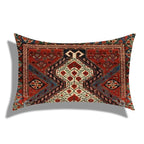 Decorative pillow with intricate pattern on a white background