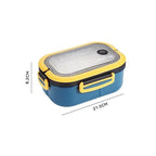 EMESA HOME 1200ML 2-Layer Bento Lunch Box with Spoon & Fork – Leakproof, Microwave-Safe Food Container - EMESA HOME™