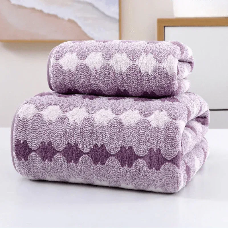 EMESA HOME Bamboo Charcoal Coral Velvet Bath Towel – Thickened, Super Absorbent & Quick-Drying for Bathroom Use - EMESA HOME™