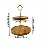 EMESA HOME Japanese Solid Wood Fruit Plate, Multi-Size Wooden Tray, High-Quality Fruit & Snack Serving Tray - EMESA HOME™