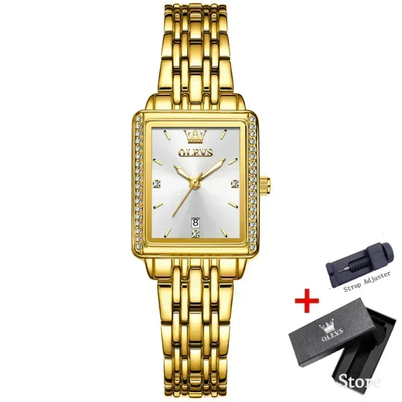 EMESA HOME Elegant Quartz Women’s Wristwatch – Luxury Waterproof Luminous Date Watch - EMESA HOME™