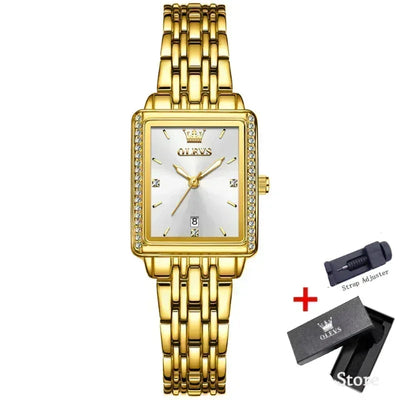 EMESA HOME Elegant Quartz Women’s Wristwatch – Luxury Waterproof Luminous Date Watch - EMESA HOME™