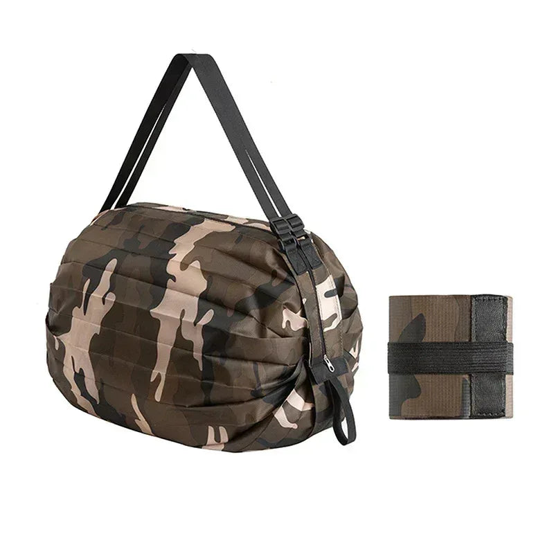 EMESA HOME Foldable Storage Bag With Handle Portable Travel Camouflage Handbags Large Capacity Shopping Bag - EMESA HOME™