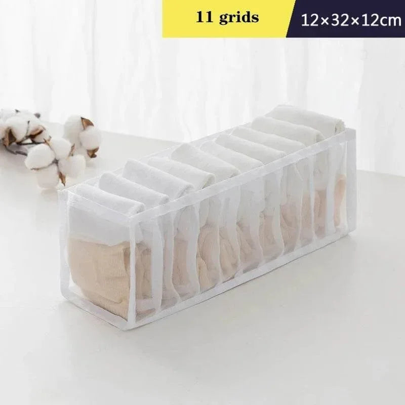 EMESA HOME Organizer for Panties, Socks, Bras, and Jeans - Foldable Wardrobe Storage Divider Box for Underwear and Clothes - EMESA HOME™