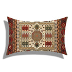 Decorative pillow with intricate pattern on a white background