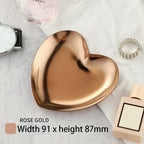 EMESA HOME Gold & Silver Stainless Steel Water Drop-Shaped Cosmetics, Jewelry & Dining Tray – Multi-Functional Home Storage Container - EMESA HOME™