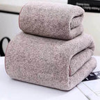 EMESA HOME Bamboo Charcoal Coral Velvet Bath Towel – Thickened, Super Absorbent & Quick-Drying for Bathroom Use - EMESA HOME™
