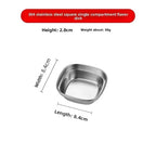 EMESA HOME Small Stainless Steel Sauce Bowl – Korean Style Multifunctional Dipping Dish for Kitchen Barbecue and Dinner - EMESA HOME™