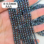 EMESA HOME 8–9mm AAA Purple Rice-Shaped Freshwater Pearls – High Quality Natural Beads for Jewelry Making, DIY Necklace & Accessories