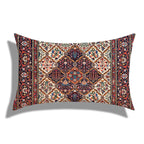 Decorative pillow with intricate pattern on a white background