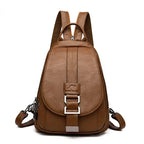 EMESA HOME Women’s PU Leather Backpack – Vintage School Travel Backpack for Girls and Ladies - EMESA HOME™