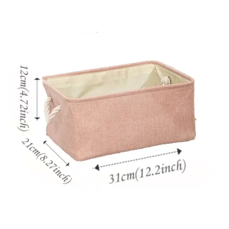 EMESA HOME Foldable Fabric Storage Box – Multi-Functional Splicing Basket with Handle for Toys, Clothes, Underwear & Socks Organizer S 5