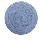 EMESA HOME 6pcs Table Mat Set: Woven Ramie placemats for a non-slip dining experience, perfect for bowls, tableware, and drink cups. - EMESA HOME™