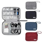 EMESA HOME Waterproof Portable Phone Cable Storage Bag – Electronic Organizer for USB Cables, OTG, Chargers & Travel Accessories - EMESA HOME™