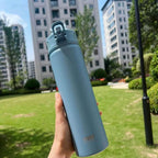 EMESA HOME Thermos Bottle With Straw Stainless Steel Thermal Cup Sports Water Bottles for Car, Keeps Drinks Cold or Hot Thermal Mug - EMESA HOME™