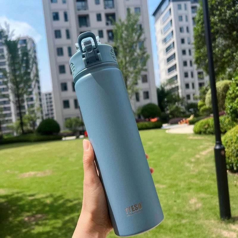 EMESA HOME Thermos Bottle With Straw Stainless Steel Thermal Cup Sports Water Bottles for Car, Keeps Drinks Cold or Hot Thermal Mug - EMESA HOME™