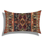 Decorative pillow with intricate pattern on a white background