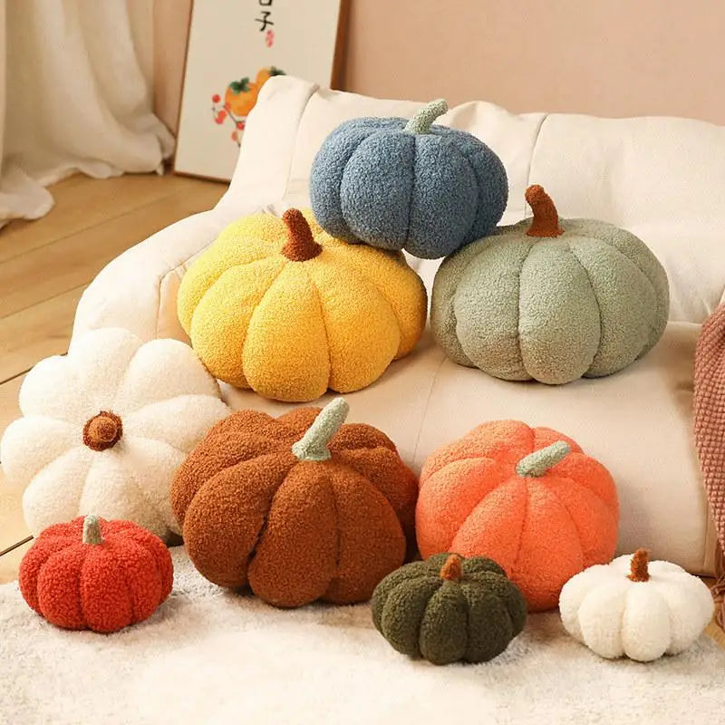 EMESA HOME Plush Pumpkin Stuffed Decorative Cushion – 23/40CM