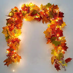 EMESA HOME 200CM Artificial Maple Leaf Garland Vine for Autumn Decor