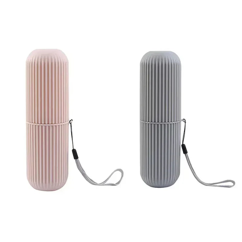 EMESA HOME Portable Toothbrush & Toothpaste Holder – Travel Toiletries Storage Case for Camping, Bathroom, and Daily Use - EMESA HOME™