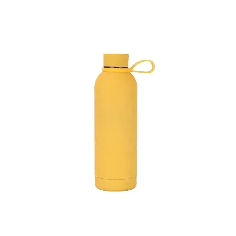 EMESA HOME Double Wall Stainless Steel Vacuum Bottle – Insulated Thermos Flask with Silicone Handle, Hot & Cold Travel Water Cup - EMESA HOME™