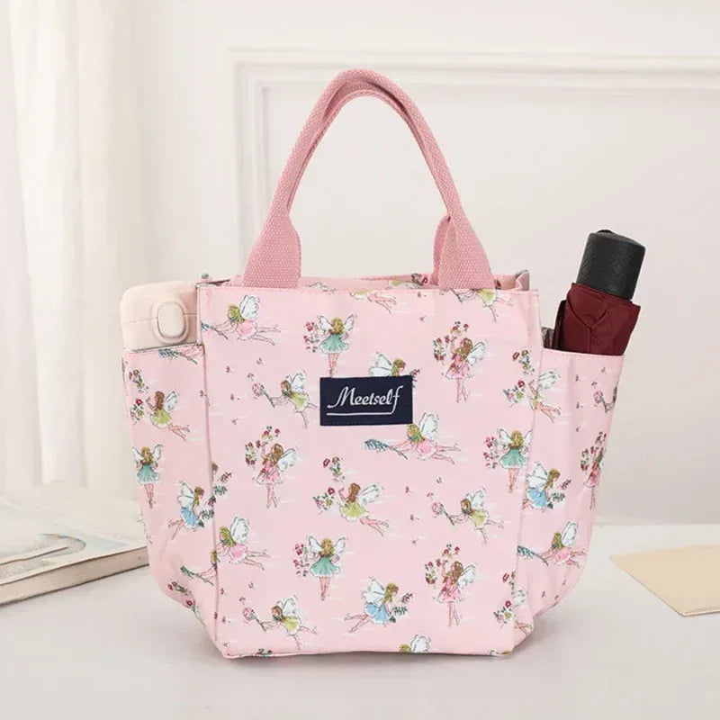 EMESA HOME Thermal Lunch Bag – Fashionable Bento Handbag for Office, Travel & Moms On-the-Go - EMESA HOME™