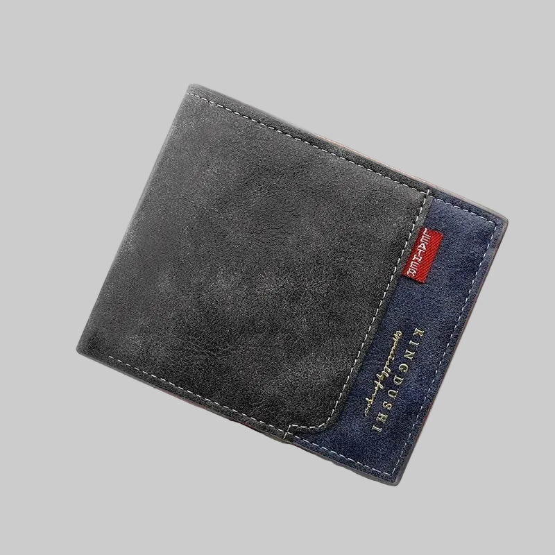 EMESA HOME Men Short Wallets High Quality Classic Card Holder Simple Male Purse Zipper Coin Pocket Men Money Clips - EMESA HOME™