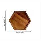 EMESA HOME Japanese Solid Wood Fruit Plate, Multi-Size Wooden Tray, High-Quality Fruit & Snack Serving Tray - EMESA HOME™