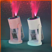 EMESA HOME 280ML Air Humidifier with Colorful Light, Silent Operation, Rotating Cup Design for Home, Office, and Car Use