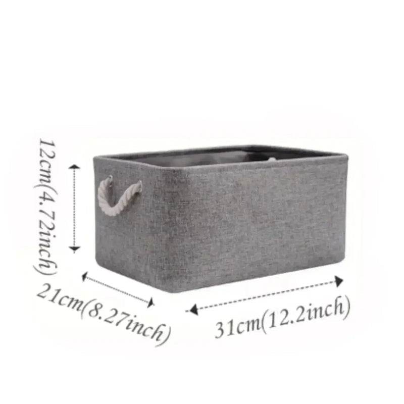 EMESA HOME Foldable Fabric Storage Box – Multi-Functional Splicing Basket with Handle for Toys, Clothes, Underwear & Socks Organizer S 1