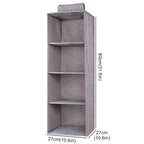 EMESA HOME Cotton Linen Hanging Storage Bag - Collapsible Drawer-Style Wardrobe Organizer for Clothes - EMESA HOME™