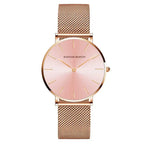 EMESA HOME Women’s Black Stainless Steel Watch – Waterproof Fashion Wristwatch with Bracelet Strap, Sport & Casual Elegant Design - EMESA HOME™