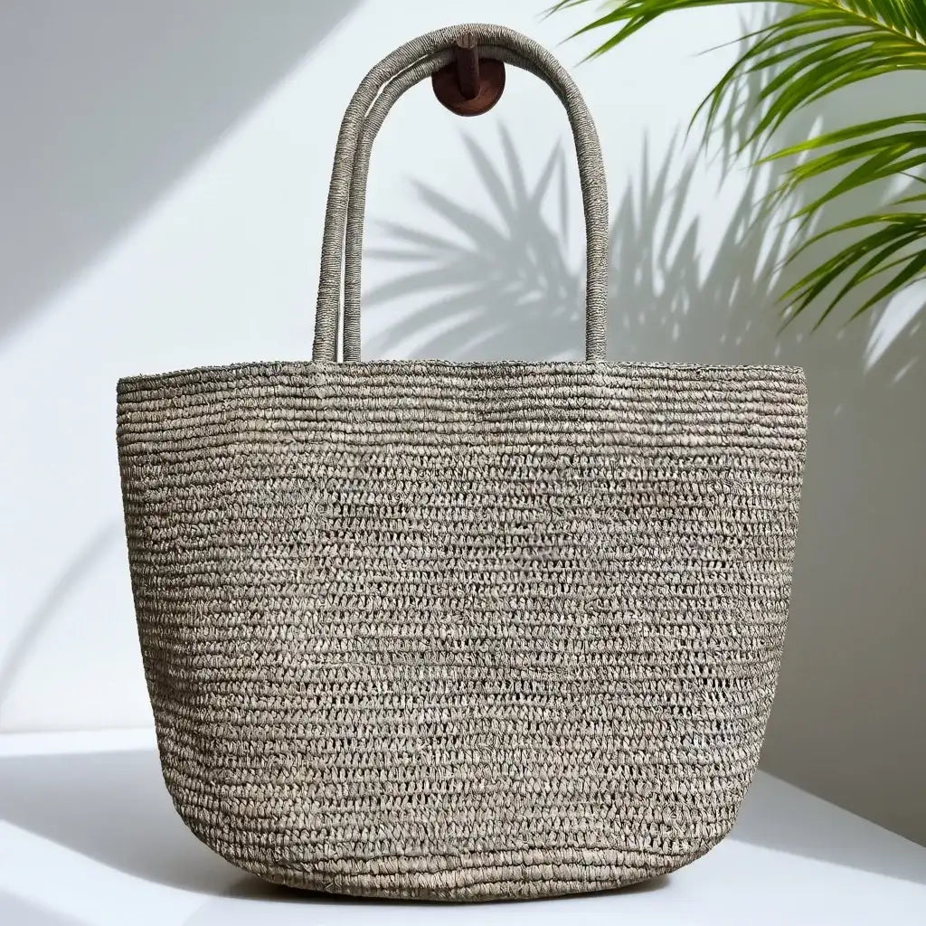 EMESA HOME 2026 Women’s Raffia Woven Tote Bag – Large Capacity Summer Shoulder Bag for Beach, Travel & Vacation