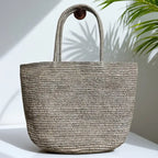 EMESA HOME 2026 Women’s Raffia Woven Tote Bag – Large Capacity Summer Shoulder Bag for Beach, Travel & Vacation