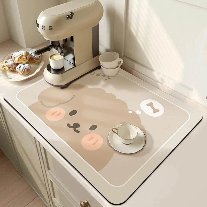 EMESA HOME Large Kitchen Super Absorbent Mat is designed to efficiently manage spills and drainage in your kitchen or bathroom - EMESA HOME™
