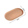 An orange-colored oval tray shown on a white background with dimension lines indicating measurements of 24cm by 13cm. The text 'Orange S' is visible in the top left corner.