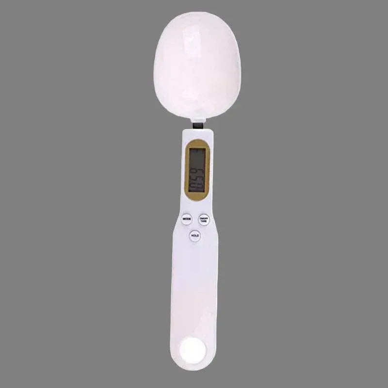 EMESA HOME LCD Digital Spoon Scale – 500g/0.1g Precision Measuring Tool for Food, Milk, Coffee, Baking, Dieting, Pet Feeding, and Kitchen Use - EMESA HOME™