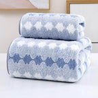 EMESA HOME Bamboo Charcoal Coral Velvet Bath Towel – Thickened, Super Absorbent & Quick-Drying for Bathroom Use - EMESA HOME™