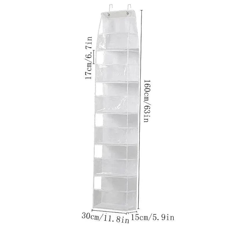 EMESA HOME Over-the-Door Hanging Organizer – 4/6 Layer Storage for Cosmetics, Nursery, Bathroom, Closet, Bedroom & Dorm - EMESA HOME™