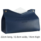 Navy blue pouch with 'sunshine happiness' text on a white background